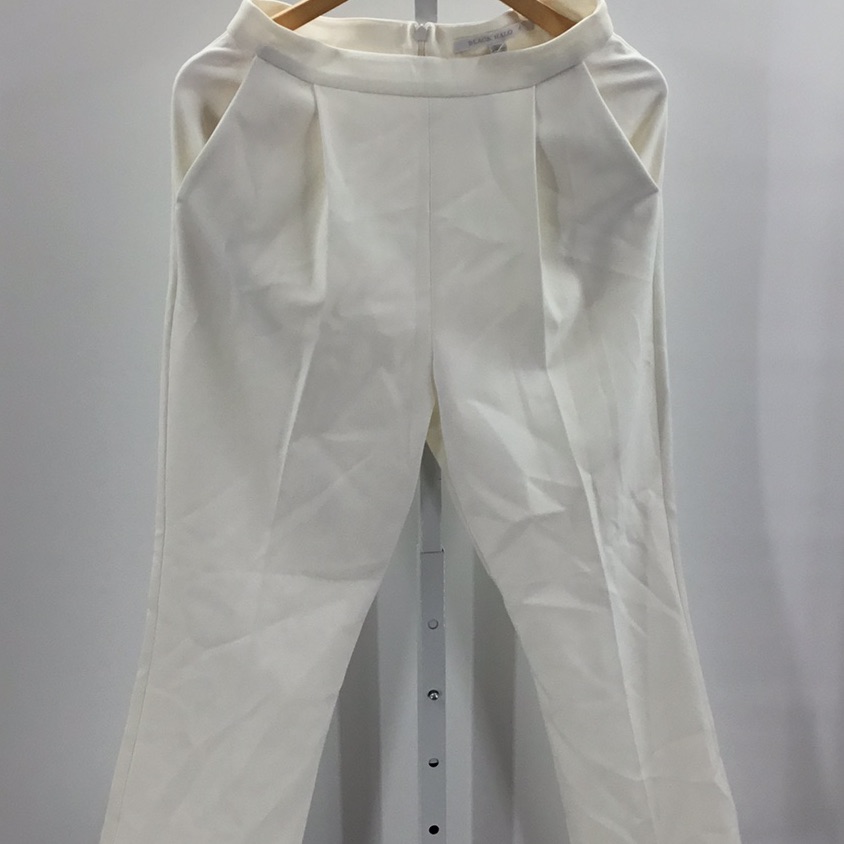 Black Halo White Pants Trousers Size 4